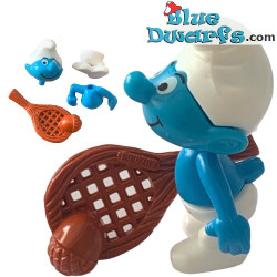 Tennisspieler Schlumpf - Ferrero Kinder Suprise - 2001- 5cm