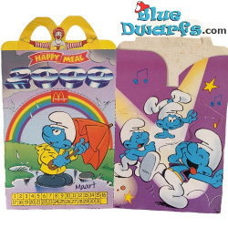 Mc Donalds Happy Meal boîte - Les schtroumpfs - janvier février mars - 2000