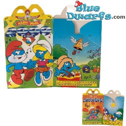 Mc Donalds Happy Meal bag - The smurfs box - April May June  - 2000