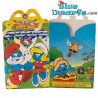 Mc Donalds Happy Meal - caja - Los pitufos - abril mayo junio - 2000
