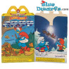 Mc Donalds Happy Meal - caja - Los pitufos - octubre Noviembre Diciembre - 2000