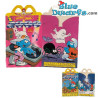 Mc Donalds Happy Meal - caja - Los pitufos - octubre Noviembre Diciembre - 2000