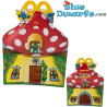 Mc Donalds Happy Meal - box - Smurf Mushroom house - Schleich - 1996