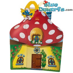 Mc Donalds Happy Meal - box - Smurf Mushroom house - Schleich - 1996