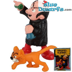 40211: Gargamel y Azrael  - As seen on NBC -  (Super pitufo/MIB) - Schleich - 5,5cm