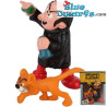 40211: Gargamel en Azrael  - As seen on TV -  (Supersmurf/ MIB) - Schleich - 5,5cm