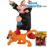 40211: Gargamella fa intruglio con Birba (Super puffo/MIB) - Schleich - 5,5cm