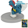 40503: Schtroumpf lanceur de disque  - SCHLUMPFIADE -  (Super Schtroumpf/ MIB) - Schleich - 5,5cm