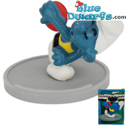 40503: Pitufo lanzador de discos (Super Pitufo/ MIB) - Schleich - 5,5cm