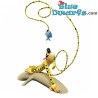 Marsupilami met Pirana - Houba Houba - kunstharsfiguur - Plastoy - 18 cm