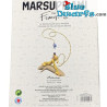 Marsupilami met Pirana - Houba Houba - kunstharsfiguur - Plastoy - 18 cm