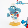 20119: Super smurf - yellow base - white short sleeves / White shoes - Bully - 6cm