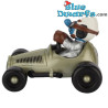 40256: Pitufo con coche de carreras plateado (Super pitufo) - Schleich - 5,5cm