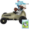 40256: Race Car Smurf silver (Supersmurf/ MIB) - Schleich - 5,5cm