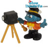 40217: Photographer Smurf  - SUPER SCHLUMPF!! -  (Supersmurf/ MIB) - Schleich - 5,5cm