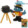 40217: Fotograaf smurf  - SUPER SCHLUMPF SMURF!! -  (Supersmurf/MIB) - Schleich - 5,5cm