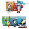 5 Belgische Olympische Spelen reclamesmurfen met Belgische vlag 2012 (BOIC) - Schleich - 5,5cm