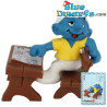 40258: Puffo Distratto a Scuola (Super puffo/ MIB) - Schleich - 5,5cm