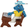 40258: Puffo Distratto a Scuola (Super puffo/ MIB) - Schleich - 5,5cm