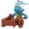 40206: Pitufo jardinero con carro (MINT/ sin caja) - Schleich - 5,5cm