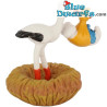 40248: Storch mit Baby Schlumpf (Super Schlumpf) - Schleich - 5,5cm