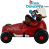 40255: Race auto Smurf rood (Supersmurf) - Schleich - 5,5cm