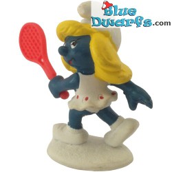 20135: Tennisspeelster Smurfin - Hong Kong - Schleich - 5,5cm