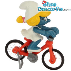 40236: Pitufina con bicicleta  (Super Pitufo/ MIB) - Schleich - 5,5cm