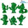 6 x Schlumpf GRUN (20017/20037/20042/20054/20075/20098) - Schleich - 5,5cm