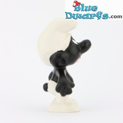 20007: Angry Smurf - red teeth -  Made in Portugal - Schleich - 5,5cm