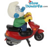 40253: Scooter Smurf rood (Supersmurf/ MIB) - Schleich - 5,5cm