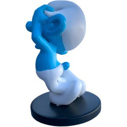 Puffo Tontolone - Blue Resin 2023 - resina - figurina / Statuea puffi - 11 cm