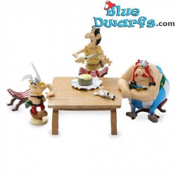 Astérix et Obelix - Asterix et Obelix le gui sous la neige - Figurines en Métal - 8cm - Pixi 2023