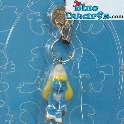 Plastic smurf pendant: Smurfette (+/- 2,5 cm)