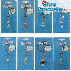 Plastic Ciondolo: Puffo Calciatore (+/- 2,5 cm)