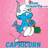 Puffo Capricorno - oroscopo - segni zodiacali - portachiavi in metallo - I puffi - 6cm