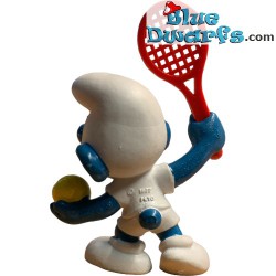 20093: Tennisman - OMO schtroumpf promotionnel - raquette rouge) - Schleich - 5,5cm