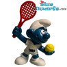 20093: Tennisschlumpf - Werbung Schlumpf - OMO - Schlager rot - Schleich - 5,5cm