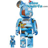 Pitufo astronauta - BE@RBRICK - 100% & 400% - 13cm x 7cm x 28cm