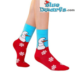 Les chaussettes de Noël - Les schtroumpfs - Femme (one-size)