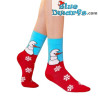 Les chaussettes de Noël - Les schtroumpfs - Femme (one-size)