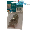 Vissen - Zeemeermin Smurfin - Horoscoop - Smurfen sleutelhanger metaal - 6cm