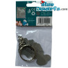 Smurfbloesem smurfin - Smurfen sleutelhanger metaal - 6cm