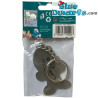 Smurf with his thumbs up - The smurfs - metal keyring - 6cm