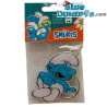 Laughing Jokey smurf - The smurfs - metal keyring - 6cm