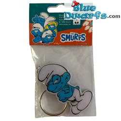 Brainy Smurf - The smurfs - metal keyring - 6cm