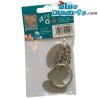 Pitufo con gafas - llavero de metal  - Los Pitufos - 6cm