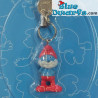 Plastic smurfen hanger: Maansmurf (+/- 2,5 cm)