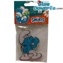 Hefty Smurf with Tattoo- The smurfs - metal keyring - 6cm