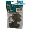Lazy smurf sleepwalking - The smurfs - metal keyring - 6cm